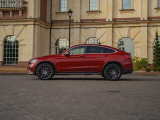 2017 Mercedes-Benz GLC Coupe 250 d I (C253), красный, 3600000 рублей, вид 1