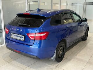 2021 Lada (ВАЗ) Vesta SW I, синий, 1039000 рублей, вид 4
