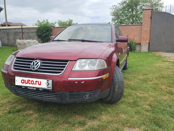 2001 Volkswagen Passat B5 Рестайлинг, красный, 450000 рублей - вид 1