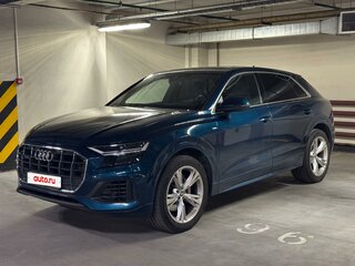 2019 Audi Q8 45 TDI I (4M), синий, 7300000 рублей, вид 1