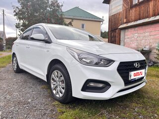 2018 Hyundai Solaris II, белый, 1480000 рублей, вид 4