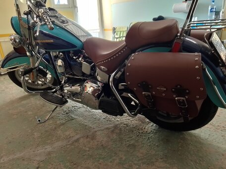2004 Harley-Davidson Heritage, синий, 730000 рублей, вид 5