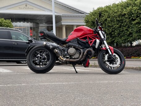 2014 Ducati Monster 1200, красный, 650000 рублей, вид 1