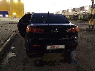 2008 Mitsubishi Lancer X, чёрный, 550000 рублей, вид 3