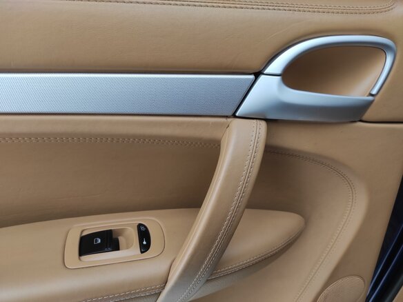 2008 Porsche Cayenne S I Рестайлинг (957), синий - вид 12
