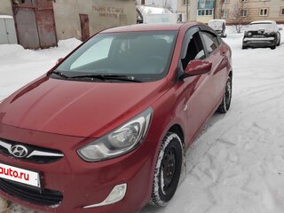 2011 Hyundai Solaris I, красный, 650000 рублей, вид 2