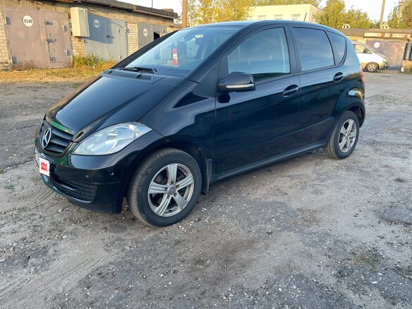 2009 Mercedes-Benz A-Класс 170 II (W169) Рестайлинг, чёрный, 540000 рублей - вид 11