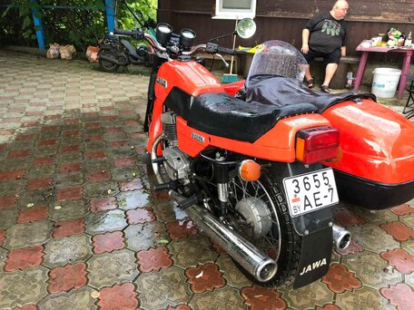 1987 Jawa 350/638, красный, 211071 рублей, вид 3