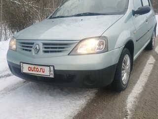 2009 Renault Logan I, зелёный, 425000 рублей, вид 1