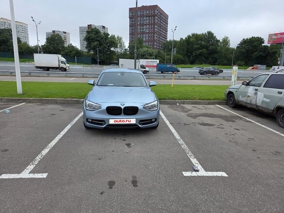 2012 BMW 1 серии 118i II (F20/F21), голубой, 1260000 рублей - вид 1