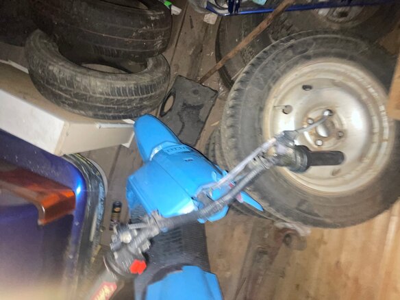 1985 Yamaha Jog, голубой, 17000 рублей - вид 3