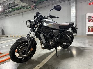 2020 Yamaha XSR700, серый, 725000 рублей, вид 3
