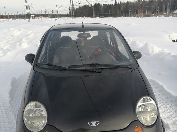 2011 Daewoo Matiz I Рестайлинг, чёрный - вид 1