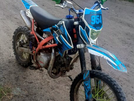 2023 Kayo Basic TT125EM, синий, 79999 рублей, вид 1