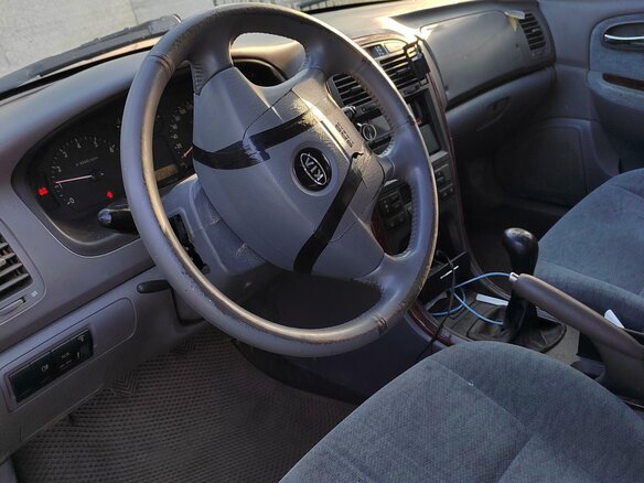 2006 Kia Magentis I Рестайлинг, бежевый, 150000 рублей - вид 20