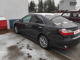 2016 Toyota Camry VII (XV50) Рестайлинг, чёрный, 1600000 рублей, вид 4