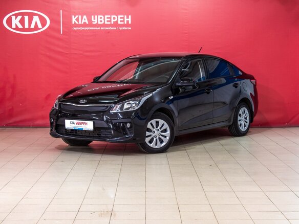 2019 Kia Rio IV, чёрный