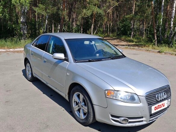 2007 Audi A4 III (B7), серебристый, 800000 рублей - вид 1