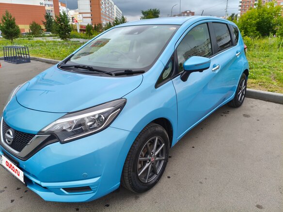 2018 Nissan Note II Рестайлинг, голубой, 820000 рублей - вид 2