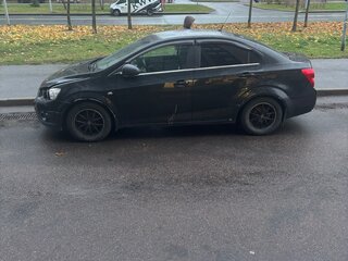 2012 Chevrolet Aveo II, чёрный, 450000 рублей, вид 4