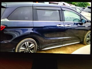 2017 Honda Odyssey V Рестайлинг, синий, 2750000 рублей, вид 4