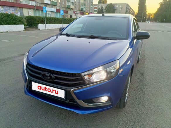 2021 Lada (ВАЗ) Vesta I, синий, 1129999 рублей - вид 10
