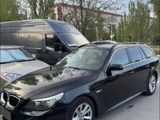 2007 BMW 5 серии 520d V (E60/E61) Рестайлинг, чёрный, 1300000 рублей, вид 1