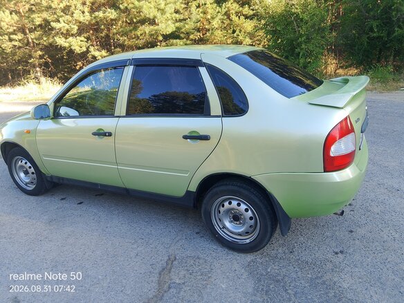 2006 Lada (ВАЗ) Kalina I, зелёный, 250000 рублей - вид 12