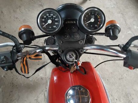 1985 Jawa 350/638, красный, 300000 рублей, вид 5