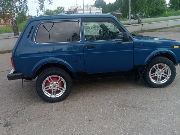 2015 Lada (ВАЗ) 2121 (4x4) I Рестайлинг, синий, 370000 рублей - вид 1