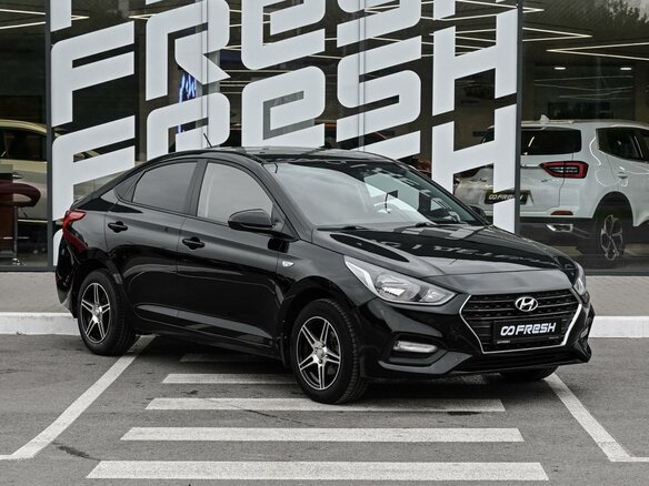 2018 Hyundai Solaris II, чёрный