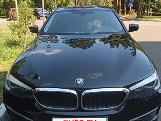 2017 BMW 5 серии 520d VII (G30/G31/G38), чёрный, 2350000 рублей, вид 2
