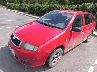 2007 Skoda Fabia I Рестайлинг, красный, 105000 рублей, вид 1