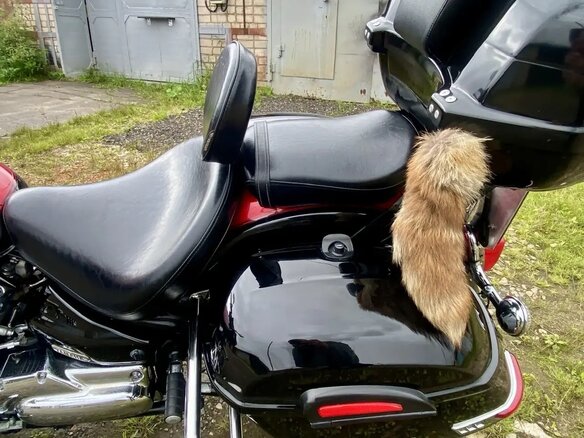2005 Yamaha XVS1100, красный, 600000 рублей - вид 3