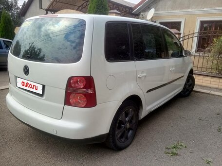 2008 Volkswagen Touran I Рестайлинг, белый, 500000 рублей, вид 2