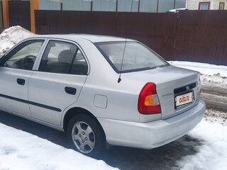 2008 Hyundai Accent ТагАЗ II, серебристый, 480000 рублей, вид 4