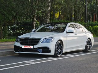 2016 Mercedes-Benz S-Класс 500 Long VI (W222, C217), белый, 3990000 рублей, вид 1