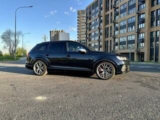 2018 Audi SQ7 I (4M), синий, 6600000 рублей, вид 4