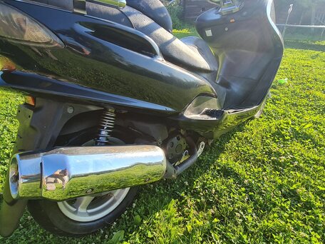 2004 Yamaha Majesty 125/180, чёрный, 100000 рублей, вид 2
