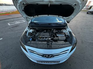 2014 Hyundai Solaris I Рестайлинг, белый, 940000 рублей, вид 5