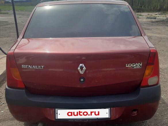 2009 Renault Logan I, красный, 200000 рублей - вид 2