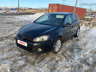 2011 Volkswagen Golf VI, чёрный, 720000 рублей, вид 1