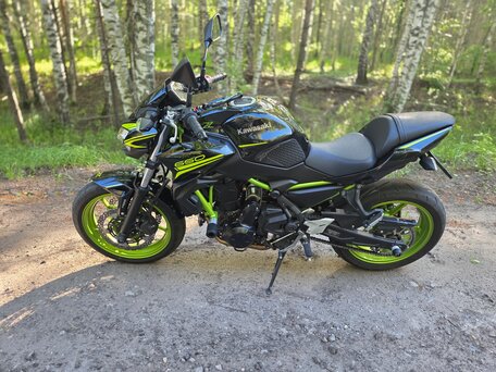 2021 Kawasaki Z 650, зелёный, 650000 рублей, вид 3