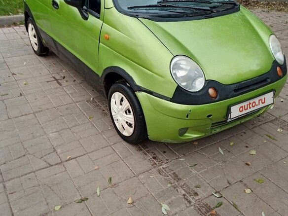 2006 Daewoo Matiz I Рестайлинг, зелёный, 100000 рублей