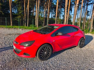 2012 Opel Astra GTC J Рестайлинг, красный, 600000 рублей, вид 3
