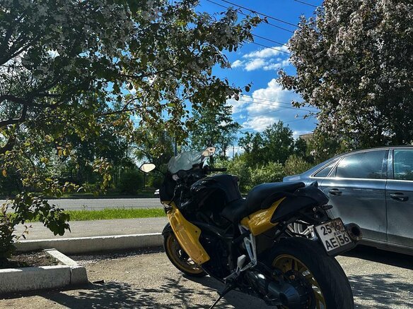 2006 BMW K 1200 S, жёлтый, 450000 рублей - вид 1