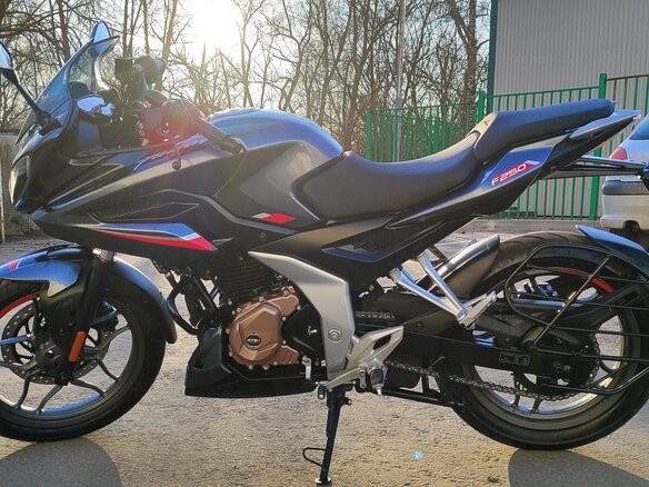 2022 Bajaj Pulsar N250, чёрный - вид 11