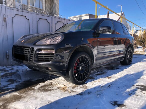 2007 Porsche Cayenne Turbo I Рестайлинг (957), чёрный, 1500000 рублей - вид 36