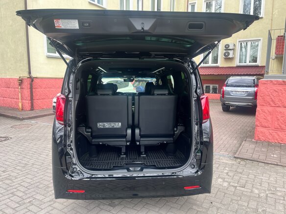 2019 Toyota Alphard III Рестайлинг, чёрный, 6950000 рублей - вид 6