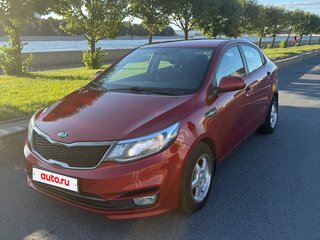 2017 Kia Rio III Рестайлинг, красный, 1250000 рублей, вид 1